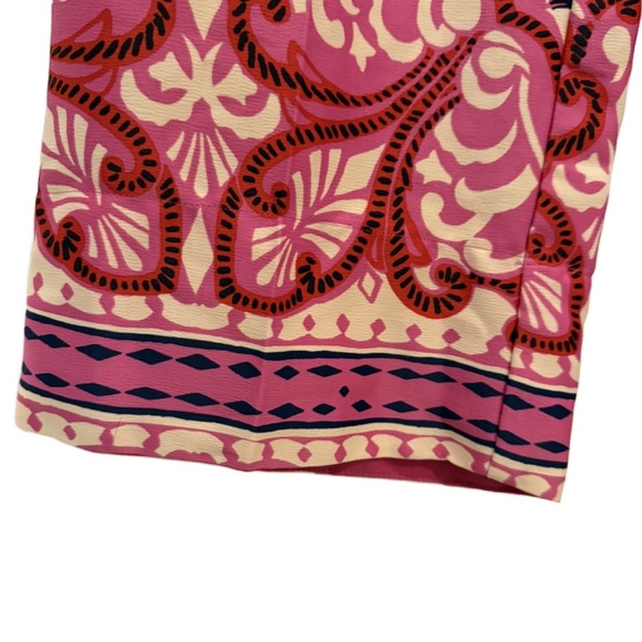 Rachel Zoe Red and Cream Patterned Pants - Picture 3 of 7